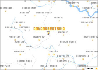 map of Andonabe Atsimo