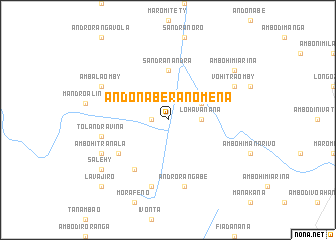 map of Andonabe-Ranomena