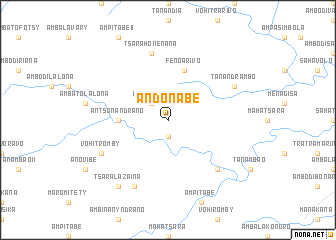 map of Andonabe