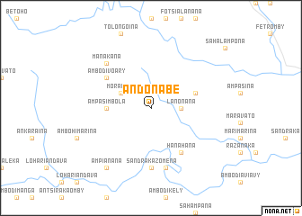 map of Andonabe