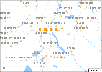 map of Andonakely