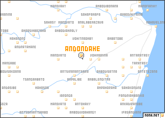 map of Andondahe