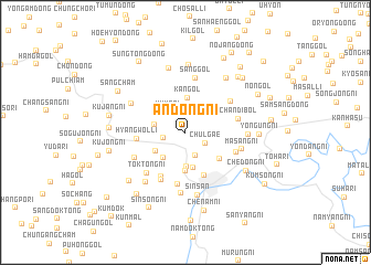 map of Andong-ni