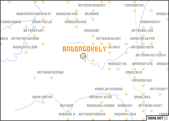 map of Andongokely