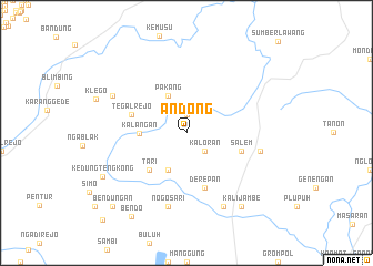 map of Andong