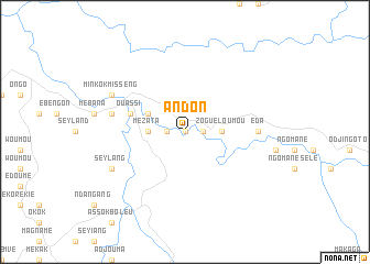 map of Andon