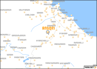 map of Ando-ri