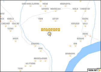map of Andororo