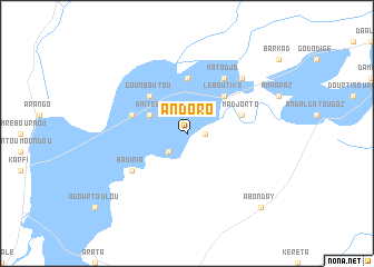 map of Andoro