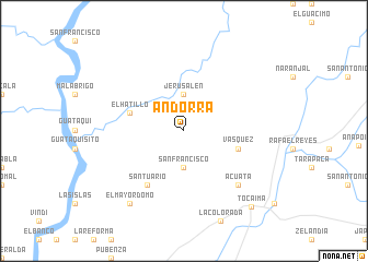 map of Andorra