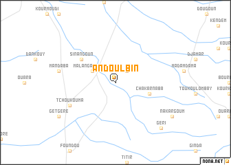 map of Andoulbin