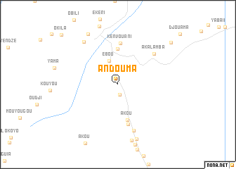 map of Andouma