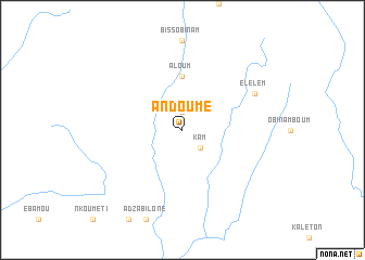map of Andoume