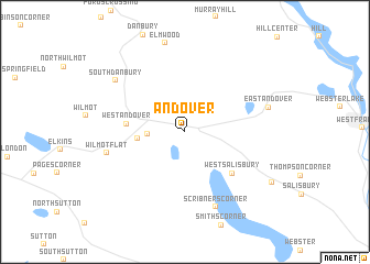 map of Andover