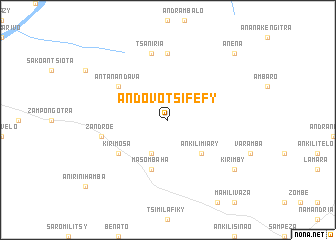 map of Andovotsifefy