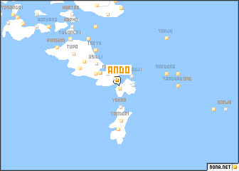 map of Ando