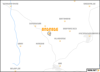map of Andrade