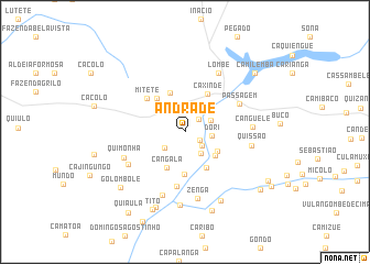 map of Andrade