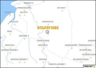 map of Andrafiabe