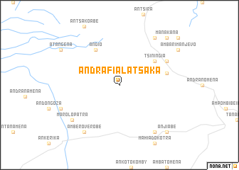 map of Andrafialatsaka