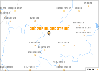 map of Andrafialava Atsimo