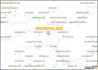 map of Andrafialava