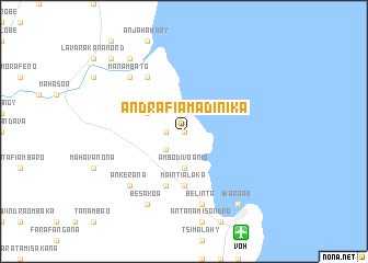 map of Andrafiamadinika