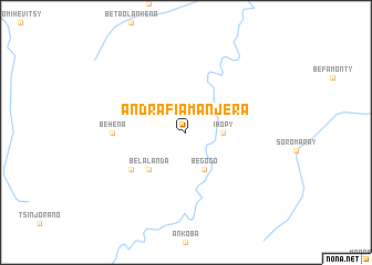 map of Andrafiamanjera