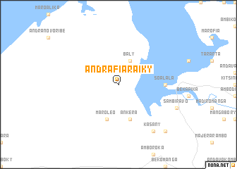 map of Andrafiaraiky