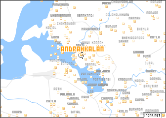 map of Andrah Kalān