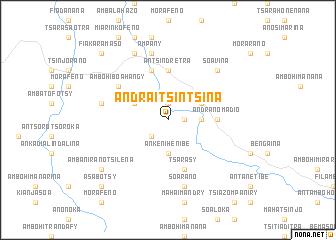 map of Andraitsintsina