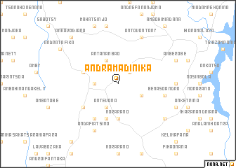 map of Andramadinika