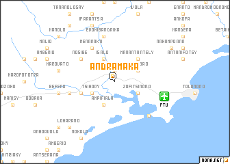 map of Andramaka