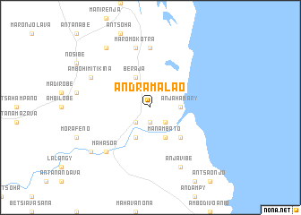 map of Andramalao