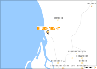 map of Andramasay