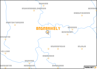 map of Andramikely