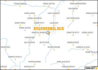 map of Andranabolava