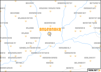 map of Andranaka