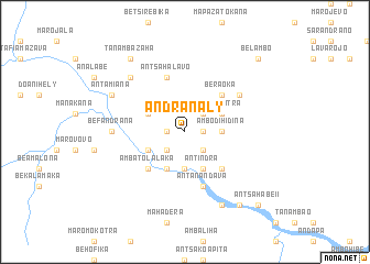 map of Andranaly