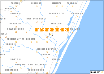 map of Andranambomaro