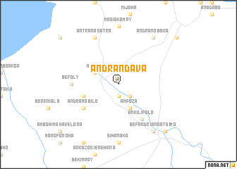 map of Andrandava