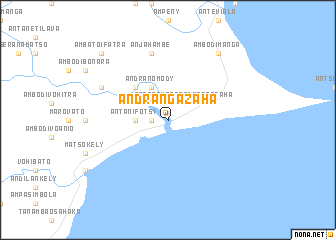 map of Andrangazaha