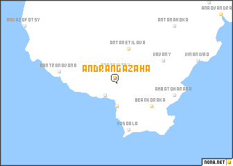 map of Andrangazaha