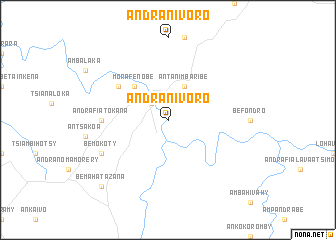 map of Andranivoro