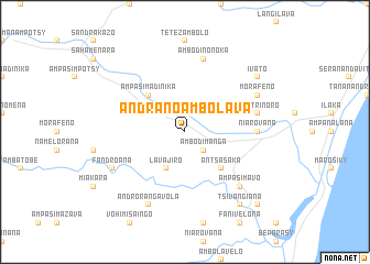 map of Andranoambolava