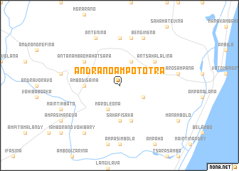 map of Andranoampototra