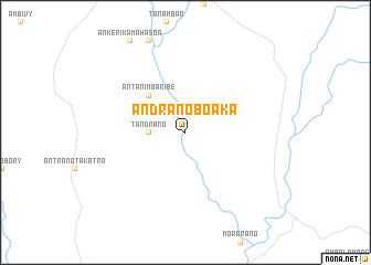 map of Andranoboaka