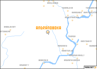 map of Andranoboka