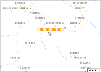 map of Andranoboka