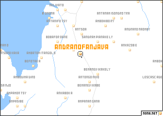 map of Andranofanjava